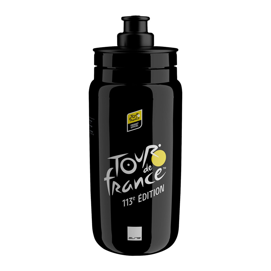 ELITE láhev FLY TOUR DE FRANCE, black map, 550 ml