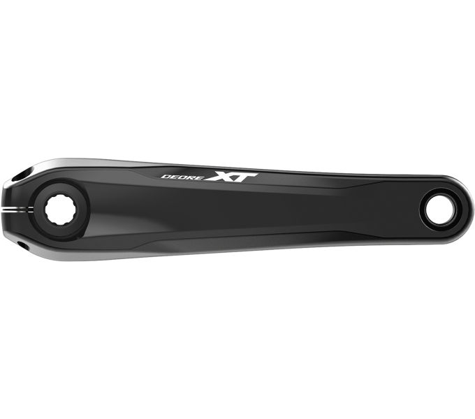 SHIMANO STEPS kliky EP8, logo XT, 175 mm, černé, bez přev.