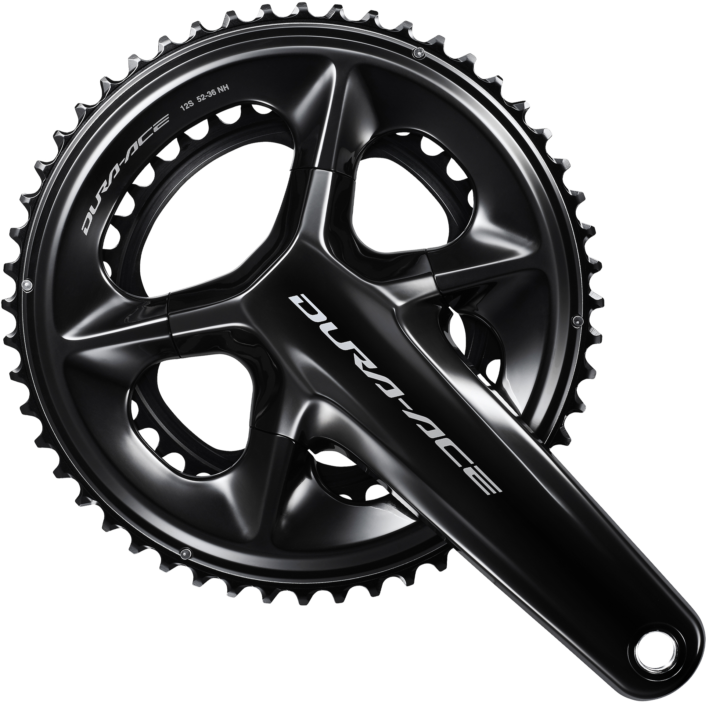 SHIMANO kliky DURA-ACE FC-R9200 integr.klika 2x12 165 mm 50x34z bez BB misek bal