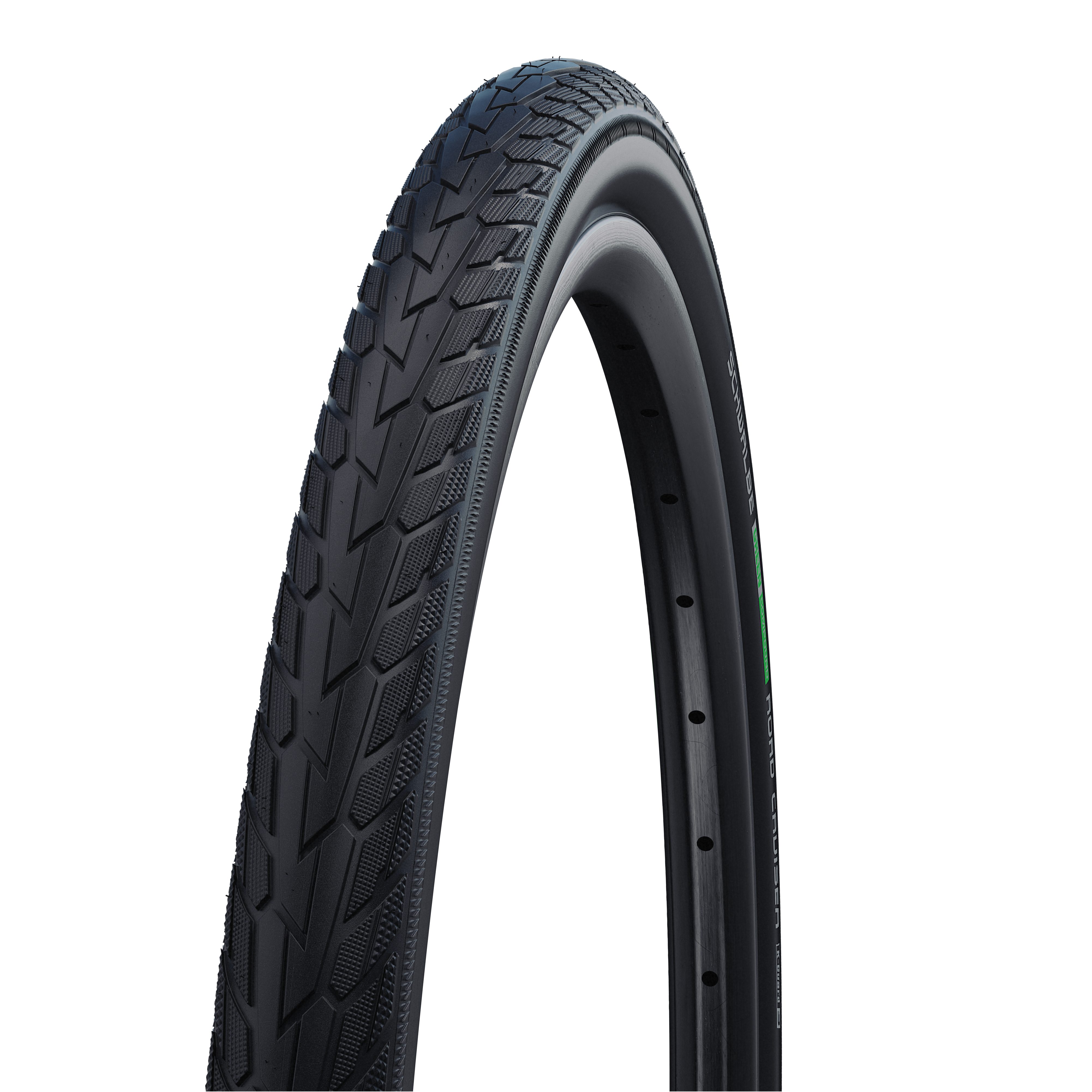 SCHWALBE plášť ROAD CRUISER, 47-507, 24 x 1.75, K-Guard, Green, 680 g, černá