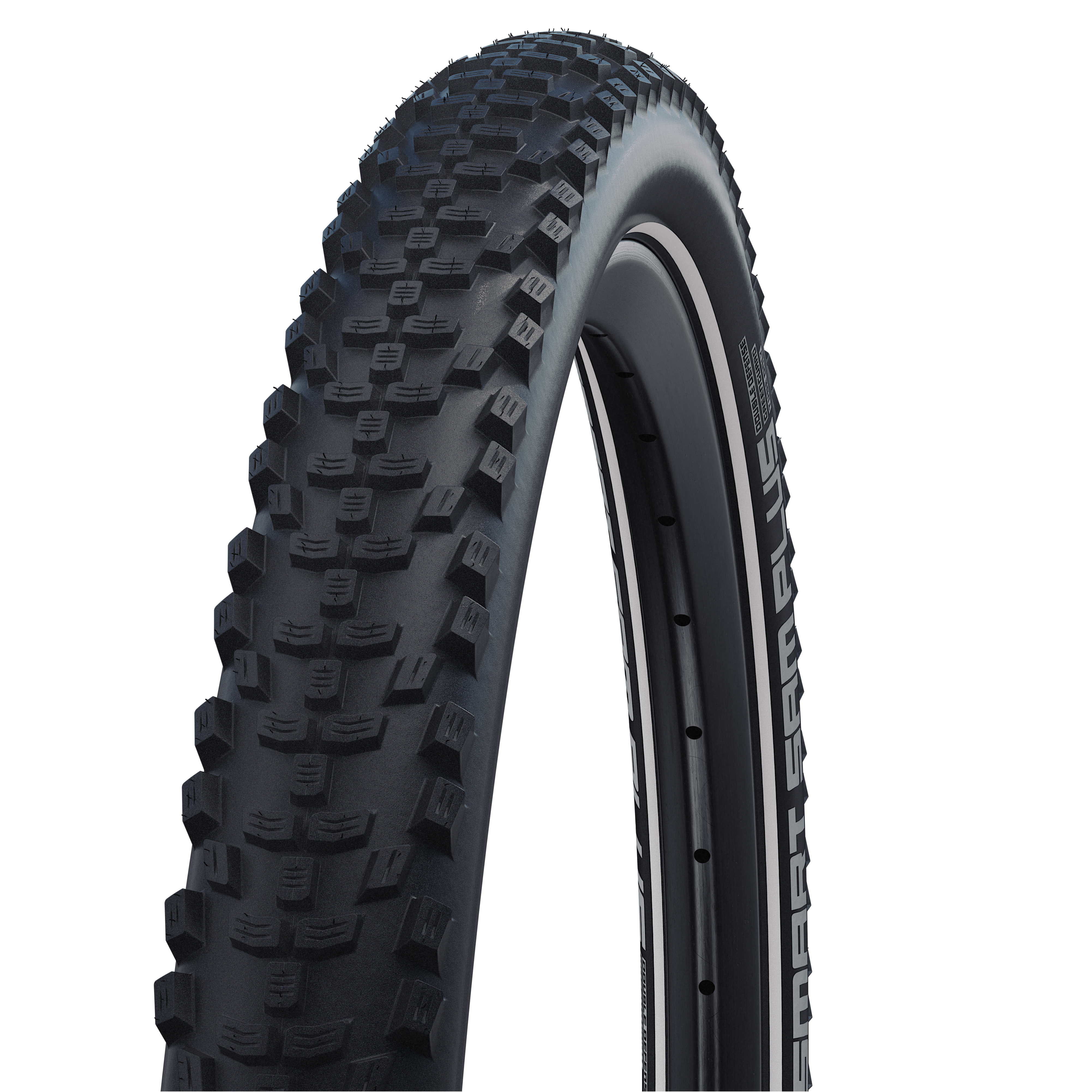 SCHWALBE plášť SMART SAM PLUS,42-622,28x1.60,700x40C,DD, GreenGuard,dušový,drát,720 g,černá/reflexní