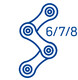 6/7/8 rychlostní